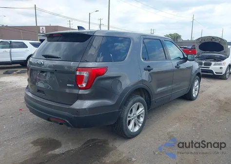 2017 Ford Police Interceptor из США, поврежденный, VIN 1FM5K8AR5HGC26853